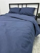 Комплект постельного белья двуспальный 175х210 Бязь Gold Luxe наволочки 50х70 джинс - изображение 6