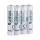 Батарейка Uniross Power Plus Alkaline, 1.5V - PK4, щелочная, AAА, 4 шт White-Green - изображение 1