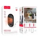 Обогреватель Hoco HX25 compact desktop heater |600W, керамический нагреватель, 3 уровня мощности, обдув без нагрева, огнеупорный, автоматическое отключение при перегреве| Белый - изображение 2
