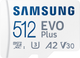 Karta pamięci Samsung Evo Plus microSDXC 512GB UHS-I U3 V30 A2 + adapter SD (MB-MC512SA/EU) - obraz 1