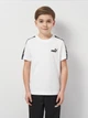 Детская футболка для мальчика Puma Ess Tape 68578002 122-128 см White (4067983350627) - изображение 1