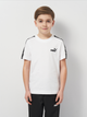 Дитяча футболка для хлопчика Puma Ess Tape 68578002 134-140 см White (4067983350634) - зображення 1