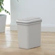 Ведро для мусора MVM с крышкой BIN-04 6л Серое (BIN-04 6L GRAY) - изображение 2