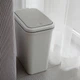 Ведро для мусора MVM с крышкой BIN-04 10 л Серое (BIN-04 10L GRAY) - изображение 7