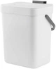 Ведро для мусора MVM с крышкой BIN-11 5л Бело-антрацитовое (BIN-11 5L WHITE/ANTHRACITE) - изображение 1