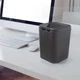 Відро для сміття настільне з кришкою MVM BIN-06 2 л Антрацит (BIN-06 2L ANTHRACITE) - зображення 4