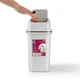 Відро для сміття MVM з кришкою BIN-12 6 л Сіре (BIN-12 6L GRAY) - зображення 3