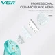 Безшумна машинка для стрижки дітей і немовлят VGR Baby V-151, Бездротовий тример 3 насадки з витяжкою - изображение 6