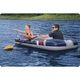Човен надувний Bestway Hydro-Force Treck X1 228 х 121 см, сіро-синій - изображение 6