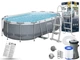 Каркасный бассейн Bestway 56620 Размер 427х250х100см Объем 7250 л с фильтр-насосом и лестницей - изображение 1