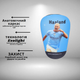 Дитячі футбольні щитки MINI Erling Haaland, блакитні, Manchester City-2 - изображение 2