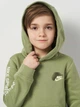 Детское теплое худи на флисе для мальчика Nike B Nsw Si Flc Po Hoodie Bb2 HM4339-386 128-137 см Салатовое (197599790266) - изображение 4