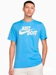 Футболка хлопковая длинная мужская Nike M Nsw Tee Just Do It Swoosh AR5006-412 XL Голубая (197859545346) - изображение 1