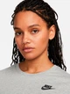 Футболка хлопковая женская Nike Sportswear Club Essentials DX7902-063 S Серая (196153999039) - изображение 4