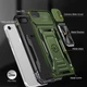Ударопрочный чехол Camshield Army Ring для Apple iPhone 7 / 8 / SE (2020) (4.7") Оливковый / Army Green Без бренда - изображение 1