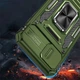 Ударопрочный чехол Camshield Army Ring для Apple iPhone 7 / 8 / SE (2020) (4.7") Оливковый / Army Green Без бренда - изображение 5