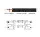 Готовий аудіо кабель 2xJack 6,3 mono — 2xJack 6,3 mono Roxtone SAC-C100-L1 1м - зображення 2
