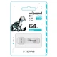 USB флеш накопичувач Wibrand 64GB Marten White USB 3.2 Gen 1 (USB 3.0) (WI3.2/MA64P10W) - зображення 2