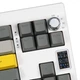Клавиатура Epomaker Shadow-X 70 Wisteria Linear Switch Hot-Swap LCD Screen RGB Wireless/Bluetooth/USB UA White (SHX-W-WL) - изображение 9