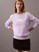 Світшот жіночий на флісі Calvin Klein (1945446854) Faded Monogram Logo XL фіолетовий - зображення 1
