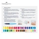 Акварельні фарби Faber-Castell Watercolors in Pans, 36 кольорів + ручка-пензлик з контейнером для води, 169736 - изображение 3