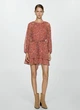Платье женское MANGO 77034034 Вишневый M KL0436 - изображение 1