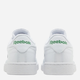 Sneakersy męskie skórzane Reebok Club C White Green AR0456 42 Białe (4056561016482) - obraz 6