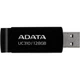 USB флеш накопитель ADATA 128GB UC310 USB 3.2 Black (UC310-128G-RBK) - изображение 2