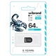 USB флеш накопитель Wibrand 64GB Scorpio Black USB 2.0 (WI2.0/SC64M3B) - изображение 2