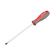 Отвертка шлицевая SL5 х 150 мм Intertool CrV - изображение 1