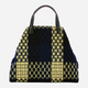Torba shopper damska duża Rebelle Checked Wire 1WRE84TX0160-A639 Czarna (800070310514) - obraz 2