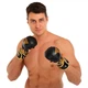 Перчатки для смешанных единоборств MMA Fistrage 5521 размер L Black-Gold - изображение 10