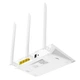 Бездротовий маршрутизатор роутер Hoco HI30 WiFi4 wireless router |2.4 ГГц, 300 Мбіт/с, 3 всеспрямовані антени, захист мережі| Білий - зображення 2