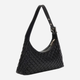 Сумка жіноча середня Guess Eco Rianee HWEQG954117-BLA Чорна (800070334874) - зображення 2