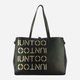 Torba shopper damska skórzana IUNTOO 130001-D28 Czarna (800070285187) - obraz 1