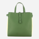 Torba shopper damska IUNTOO 140003-SALVIA-BEIGE Zielona (800070262515) - obraz 2