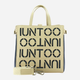 Torba shopper damska IUNTOO 140003-BEIGE-JEANS Beżowa (800070262512) - obraz 4