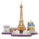 3D пазл CubicFun City Line Париж (MC254h) 4985868 - зображення 3