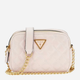 Сумка крос-боді через плече жіноча маленька Guess Giully HWQA8748140-LTR Рожева (800070316640) - зображення 1