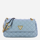 Сумка крос-боді через плече жіноча середня Guess Giully HWQA8748210-WIS Темно-синя (800070307617) - зображення 1
