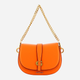 Сумка багет жіноча маленька Guess Kuba HWVA9329780-TNG Помаранчева (800070326074) - зображення 1
