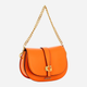 Сумка багет жіноча маленька Guess Kuba HWVA9329780-TNG Помаранчева (800070326074) - зображення 3