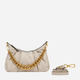 Torebka hobo damska Gianni Chiarini BS-8551/22AI-NYL-GRN Beżowa (800070303011) - obraz 4