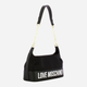 Сумка жіноча середня Love Moschino Borsa JC4254PP0IKE100A Чорна (800070318016) - зображення 4