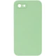 Чохол Silicone Case Square Full Camera Protective (AA) NOLOGO для Apple iPhone 6/6s (4.7") М'ятний / Mint - изображение 1