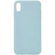 Чохол Silicone Case Full Protective (AA) NO LOGO для Apple iPhone X / XS (5.8") Бірюзовий / Turquoise - изображение 1