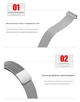 Металевий ремінець Milanese Youth для Xiaomi Mi Band 4 / 3 Фіолетовий (2209P) - зображення 6