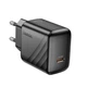 Зарядное устройство Hoco CS24A PPS 3.3-11V 2.75A PD/QC 20W 1USB-C Black (35884_3605554) - изображение 4