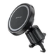Автомобильный держатель для телефона Proove Carbon Magnetic Air Outlet Car Mount Magnetic Ring для крепления в воздуховоде (CHCM00000001) Black - изображение 3