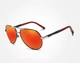 Мужские поляризационные солнцезащитные очки KINGSEVEN K725 Silver Red - изображение 3
